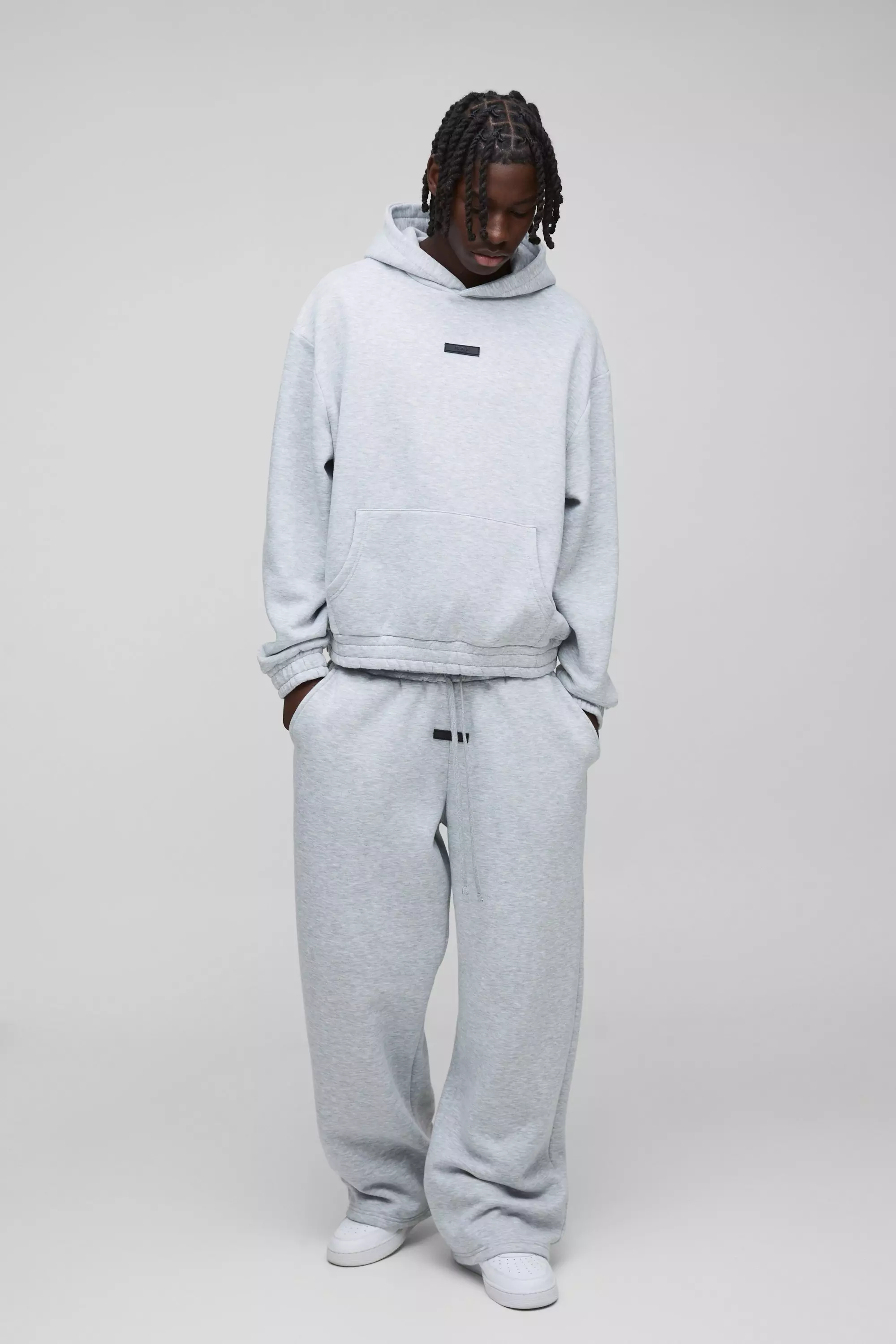 Black L FCRB TRAINING TRACK RIBBED PANTS 25SS
